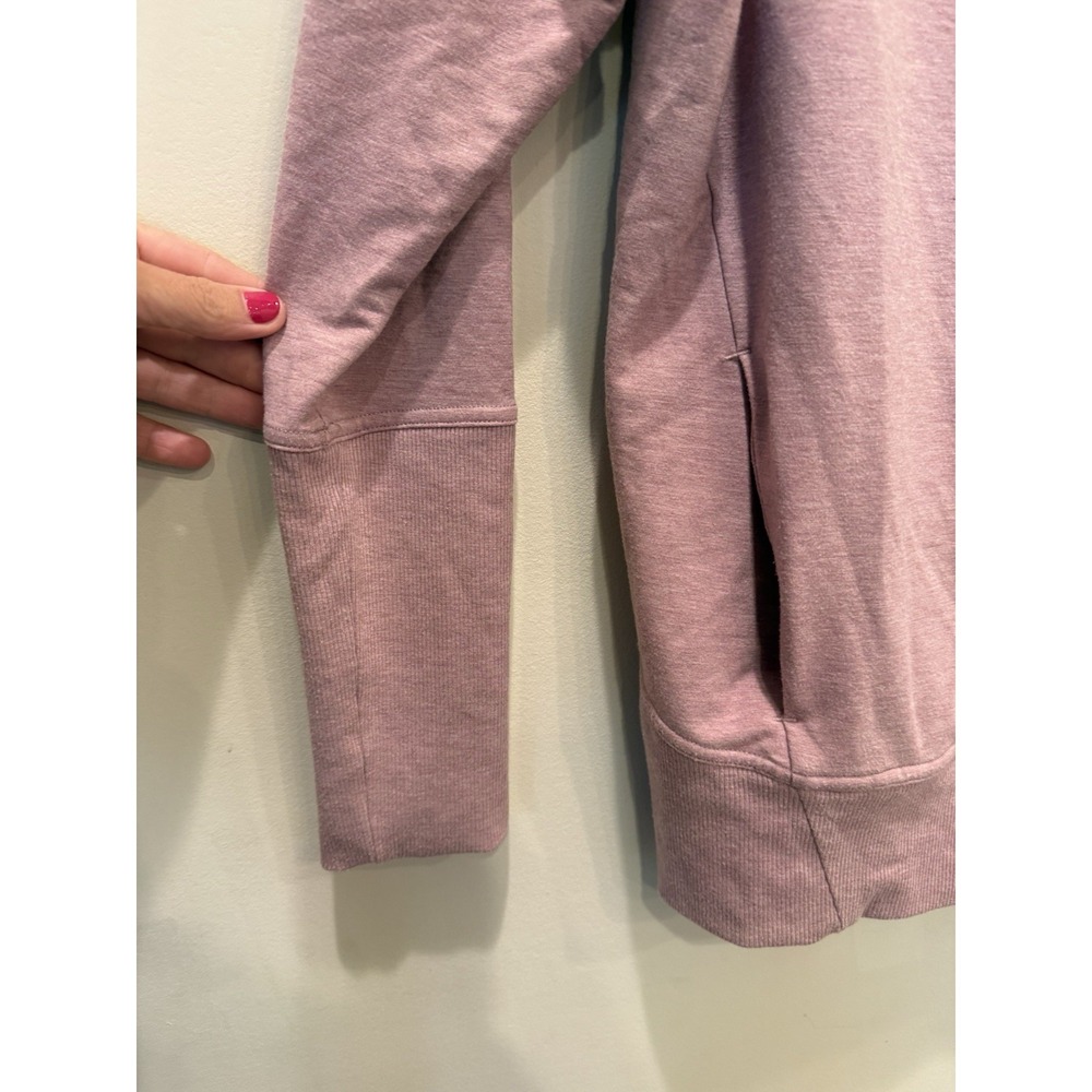 Lululemon High Lines Pullover Heathered Vintage Mauve Women's Size 6 - Picture 5 of 9